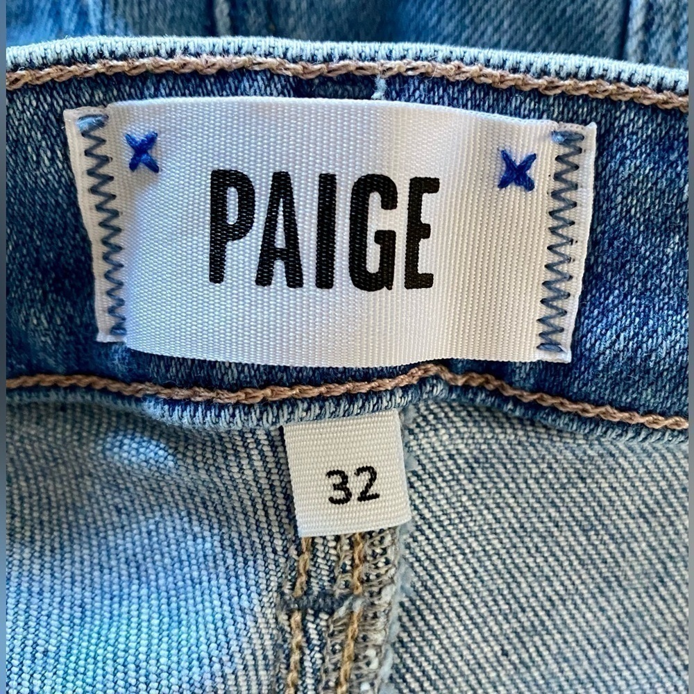 NEW w/TAGS PAIGE Claudine High Rise Ankle Flair Jeans Women's Size 32 - Picture 4 of 14
